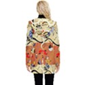 Carnival Of The Harlequin Art Button Up Hooded Coat  View2