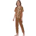 Lumberjack Plaid, Buffalo Plaid, Kids  Satin Short Sleeve Pajamas Set View1