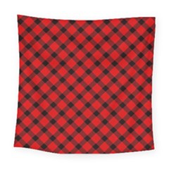 Lumberjack Plaid Square Tapestry (large) by artworkshop
