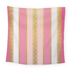 Lace Gold Euclidean Square Tapestry (large) by artworkshop