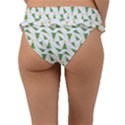 Christmas Tree Pattern Christmas Trees Frill Bikini Bottom View2