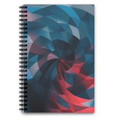 Art Polygon Geometric Design Pattern Colorful 5 5  X 8 5  Notebook by Ravend