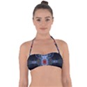 Art Robot Artificial Intelligence Technology Halter Bandeau Bikini Top View1
