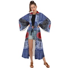 Art Robot Artificial Intelligence Technology Maxi Kimono by Ravend