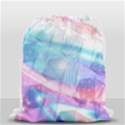 Polygons Bokeh Geometric Art Geometric Background Drawstring Bag (Small) View1