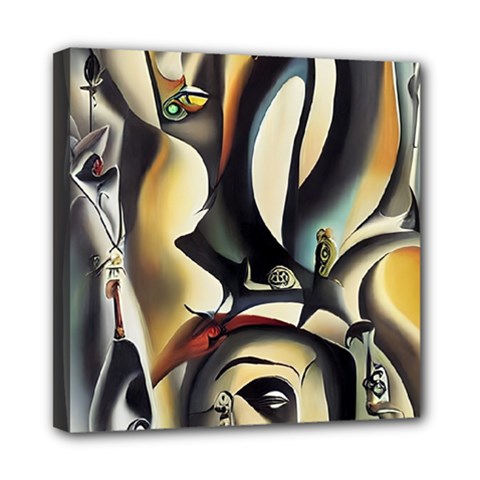 Model Of Picasso Mini Canvas 8  X 8  (stretched) by Sparkle