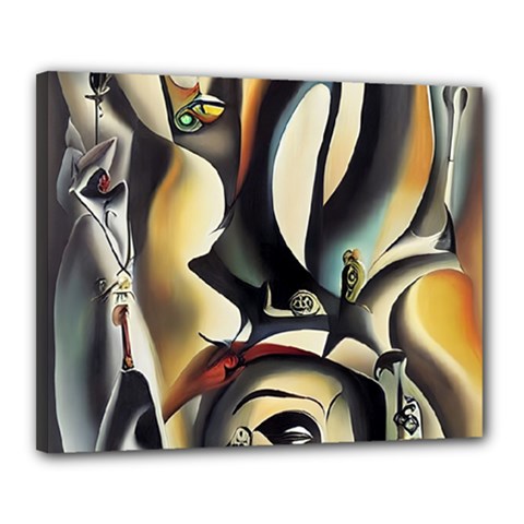 Model Of Picasso Canvas 20  X 16  (stretched) by Sparkle