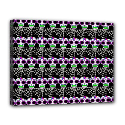 Skullspider Canvas 14  X 11  (stretched) by Sparkle
