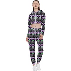 Skullspider Cropped Zip Up Lounge Set by Sparkle