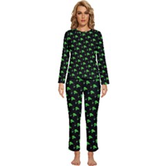 Pixels Womens  Long Sleeve Lightweight Pajamas Set by Sparkle