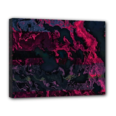Granite Glitch Canvas 14  X 11  (stretched) by MRNStudios