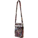 Background Embroidery Pattern Stitches Abstract Multi Function Travel Bag View2