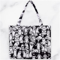 Graffiti Spray Can Characters Seamless Pattern Mini Tote Bag by Pakemis