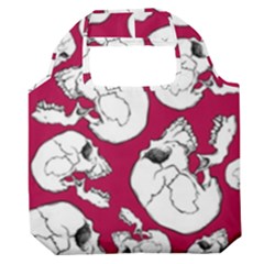 Terrible Frightening Seamless Pattern With Skull Premium Foldable Grocery Recycle Bag by Pakemis