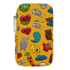 Graffiti Characters Seamless Ornament Waist Pouch (small) by Pakemis