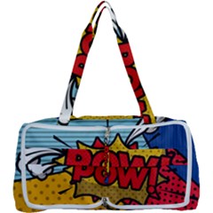 Pow Word Pop Art Style Expression Vector Multi Function Bag by Pakemis