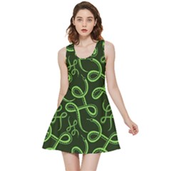 Snakes Seamless Pattern Inside Out Reversible Sleeveless Dress by Pakemis