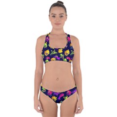 Space Patterns Cross Back Hipster Bikini Set by Pakemis