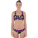 Space Patterns Cross Back Hipster Bikini Set View1