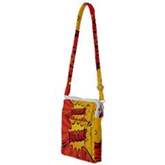 Explosion Boom Pop Art Style Multi Function Travel Bag by Pakemis