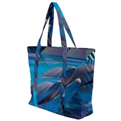 Beautiful  Zip Up Canvas Bag by Sparkle