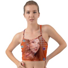 Geometricbeauty Mini Tank Bikini Top by Sparkle
