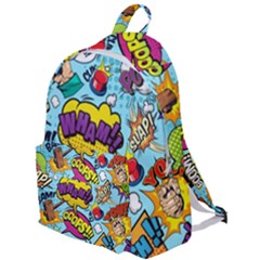 Comic Elements Colorful Seamless Pattern The Plain Backpack by Pakemis