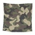 Camouflage Pattern Background Square Tapestry (Large) View1