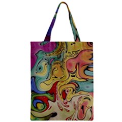 Abstract Art Zipper Classic Tote Bag by gasi