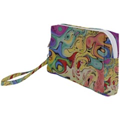 Abstract Art Wristlet Pouch Bag (small) by gasi