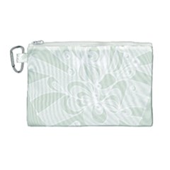 Blue Zendoodle Canvas Cosmetic Bag (large) by Mazipoodles