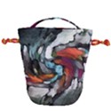 Abstract art Drawstring Bucket Bag View2