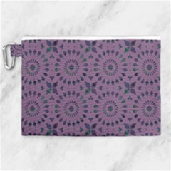 Kaleidoscope Scottish Violet Canvas Cosmetic Bag (xl) by Mazipoodles