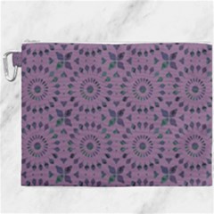 Kaleidoscope Scottish Violet Canvas Cosmetic Bag (xxxl) by Mazipoodles