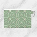 Kaleidoscope Peaceful Green Canvas Cosmetic Bag (Large) View2