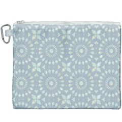 Kaleidoscope Duck Egg Canvas Cosmetic Bag (xxxl) by Mazipoodles