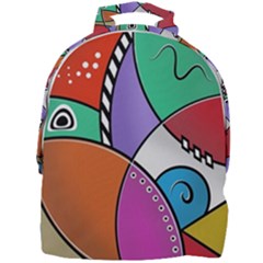 Modern Art Mini Full Print Backpack by gasi