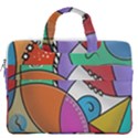 Modern art MacBook Pro 16  Double Pocket Laptop Bag  View2