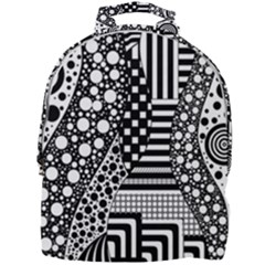 Black And White Design Mini Full Print Backpack by gasi