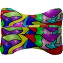 Colorful abstract art Velour Seat Head Rest Cushion View2