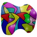 Colorful abstract art Head Support Cushion View3