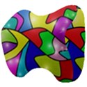 Colorful abstract art Head Support Cushion View4