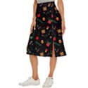 Christmas Pattern Texture Colorful Wallpaper Midi Panel Skirt View2