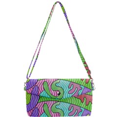 Colorful Stylish Design Removable Strap Clutch Bag by gasi
