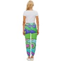 Colorful stylish design Cropped Drawstring Pants View4