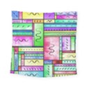 Colorful pattern Square Tapestry (Small) View1