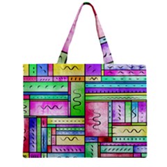 Colorful Stylish Design Zipper Mini Tote Bag by gasi