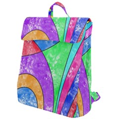 Colorful Stylish Design Flap Top Backpack by gasi