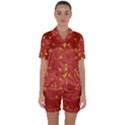 Background Pattern Texture Design Satin Short Sleeve Pajamas Set View1
