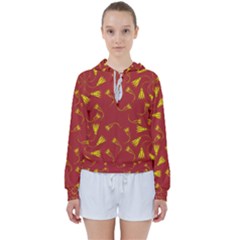 Background Pattern Texture Design Women s Tie Up Sweat by Ravend